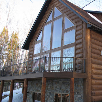 Concrete Log Siding Homes