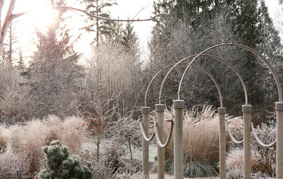 Gute Aussichten: Blickfänge im winterlichen Garten