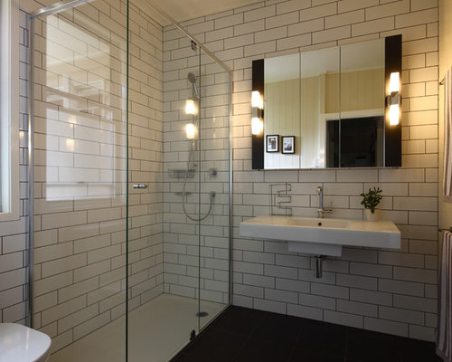 Houzz | Subway Tiles With Dark Grout Design Ideas & Remodel Pictures