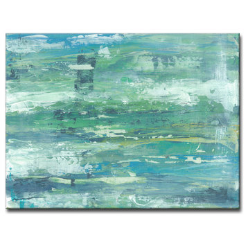 Max+E ' Seafoam Coast ' Canvas Art Print , 20"x30"