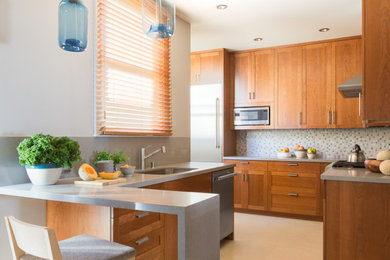 Sunnyside Kitchen in Orange and Blue