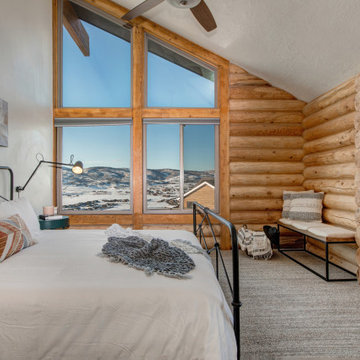 Modern Rustic Log Home Furniture Project on a Dime!