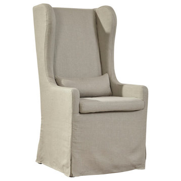 Highback Linen Host Chair Set of 2