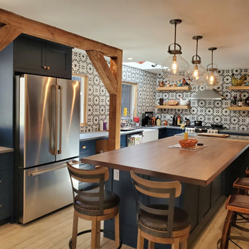 Waccabuc, NY Kitchen Renovation • Omega Cabinetry • Design by Reana Jones