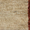 Gabbeh Area Rug, Red, 3'1"x4'9"