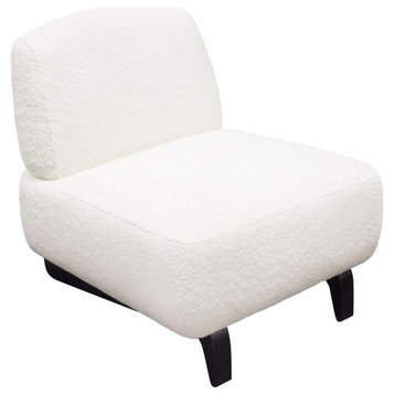 Vesper Armless Chair, White