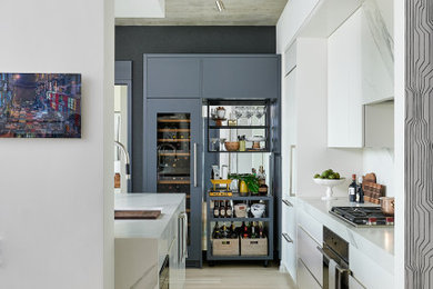 Photo of a modern kitchen in Toronto.