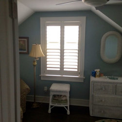 White Plantation Shutters - Interior Shutters