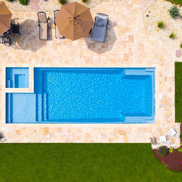 Fiberglass Feature Pool - Mullica Hill, New Jersey
