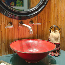 Hall powder room