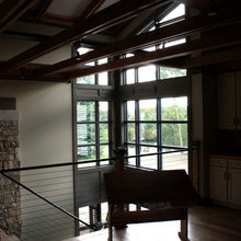 Modern Prairie Ceiling Beams