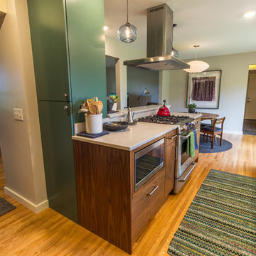 Project 2966-1 Mid-Century Modern Kitchen + Mudroom + Basement Remodel