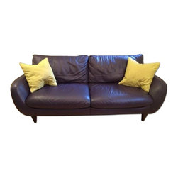 Natuzzi Italia Leather Astro Sofa/Couch - Sofas