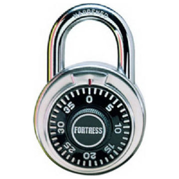 Master Lock 1850D Stainless Steel Combination Lock, 1-7/8"