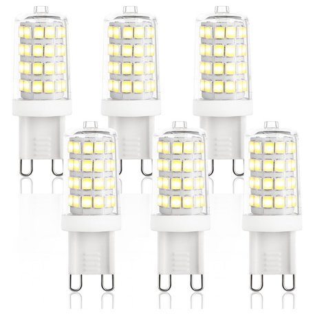 Reza G9 30 Watt Equivalent 3 Watt LED Bulb, 6-Piece Set