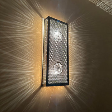 Wall Lamp Round Perforated Light Fixture