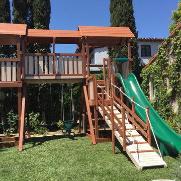 2017 Vinyl Play Structure / Playset Installations Los Angeles