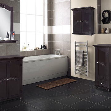 Brown Bathroom Furniture, Versaille Collection