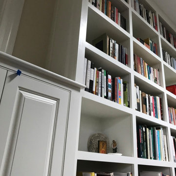 Home Library in Newton, MA