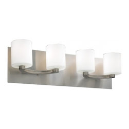 PLC 4 Light Vanity De Lion Collection 7614 SN - Wall Lighting