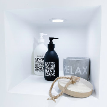 Salle de bain - Rénovation complète d'une salle de bain contemporaine