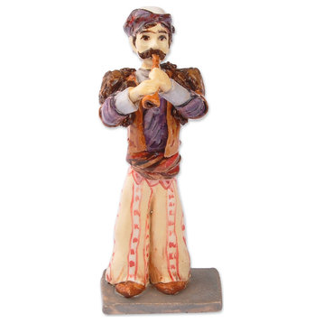 Novica Handmade The Man From Sasun Ceramic Figurine
