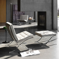 Barcelona Chair - Indoor Chaise Lounge Chairs