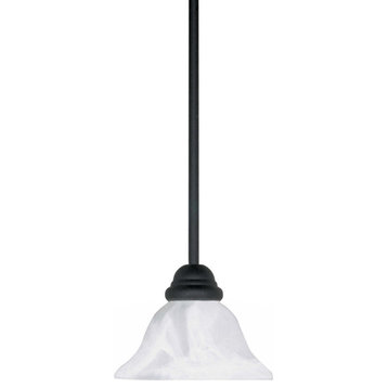 Nuvo Castillo - 1 Light - 8 Inch - Mini Pendant - W/ Hang-Straight Canopy