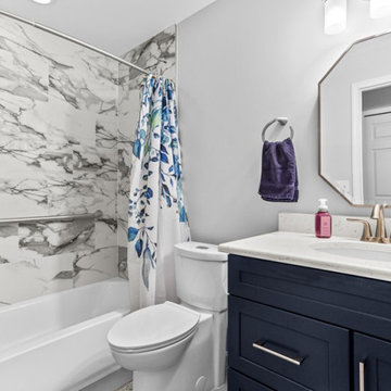 Classic Contemporary Guest Bathroom Renovation