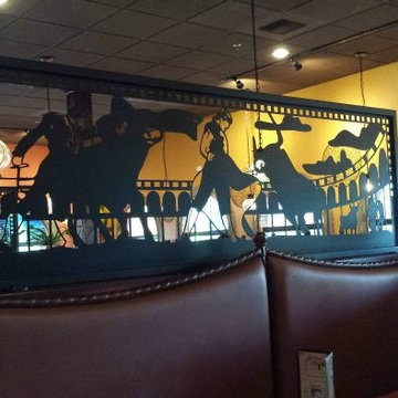 Privacy Screen with Bullfighter