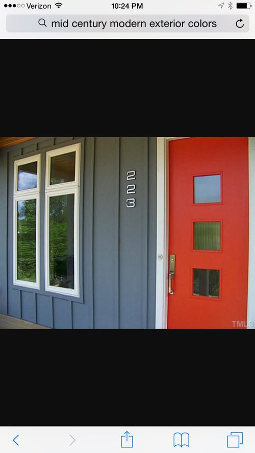 Mid Century Modern Exterior Paint Colors