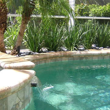 St Petersburg, Florida Kitchen Tropical Pool Spa