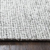 Rizzy Home Brindleton BR351A Gray Solid Area Rug, Rectangular 5'x8'