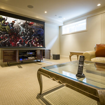 Open Concept Media Room