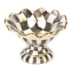 Courtly Check Mini Compote | MacKenzie-Childs - Serving Utensils