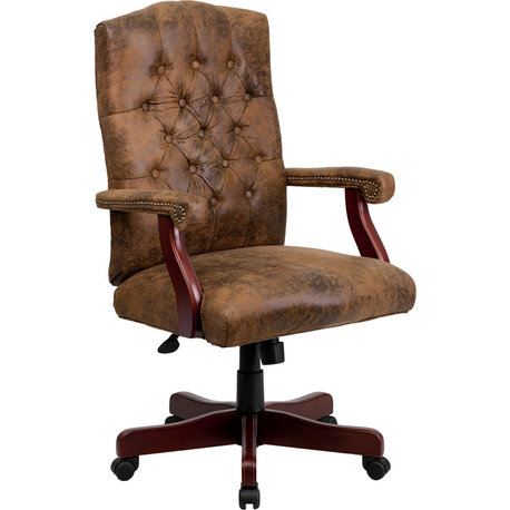 Classic Executive Office Chair With Arms