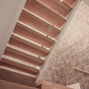 Project #81 | Modern Staircase with Integrated Seating