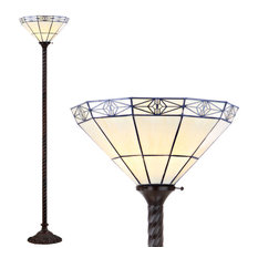 tiffany style uplighter floor lamps