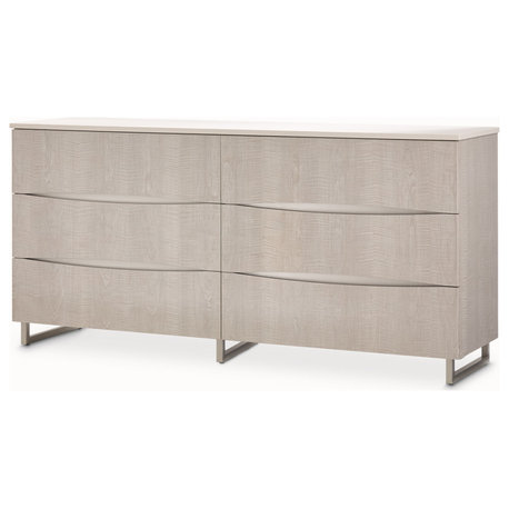 Marin 6-Drawer Dresser - Greige