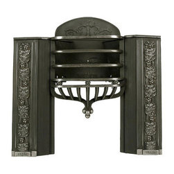 Cast Iron Antiques - Fireplace Grates And Andirons