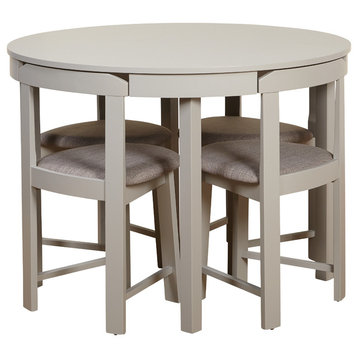 Tobey 5 Piece Dining Set, Gray