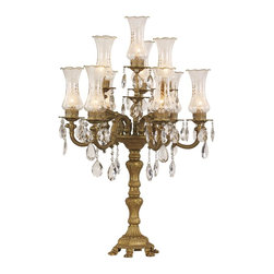 Trans Globe Lighting - Trans Globe Lighting Ja-10Tl Cp Table Lamps Traditional Crystal - Table Lamps