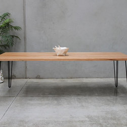 Bernie Dining Table Solid Vic Ash Custom Made in Melbourne - Dining Tables