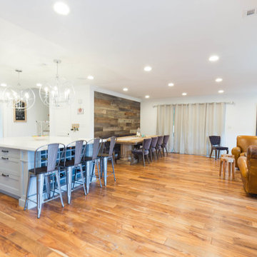 Walnut Creek General Remodeling - Kitchen - living fireplace
