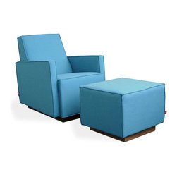 Gus - Gus Kipling Glider and Ottoman - Rocking Chairs