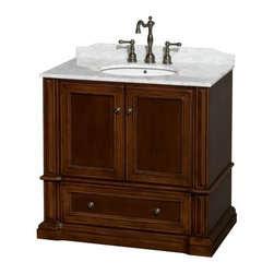 Rochester Antique Bathroom Vanities in Cherry Finish - Bathroom Vanities And Sink Consoles