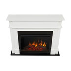 Real Flame Harlan Grand Electric Fireplace in White