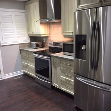 Main floor renovation including removing a bearing wall and full kitchen remodel