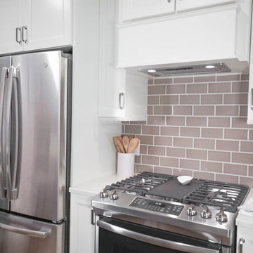 Showplace EVO Kitchen in Edgewater Dover White