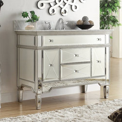 Mirrored Bathroom Vanities - Bathroom Vanities And Sink Consoles